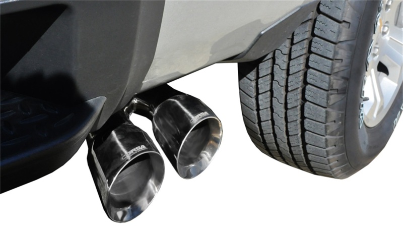 GMC Sierra 1500 Performance Exhaust - Single Side - CORSA Performance - Cat-Back, Reflective Sound Cancellation - Polished - `14-`19
